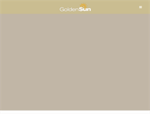 Tablet Screenshot of goldensunhotel.eu